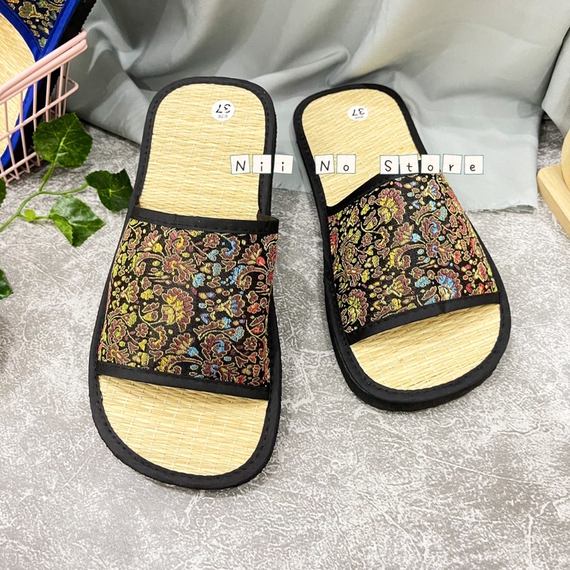Dép chiếu ngang quai gấm - ND015