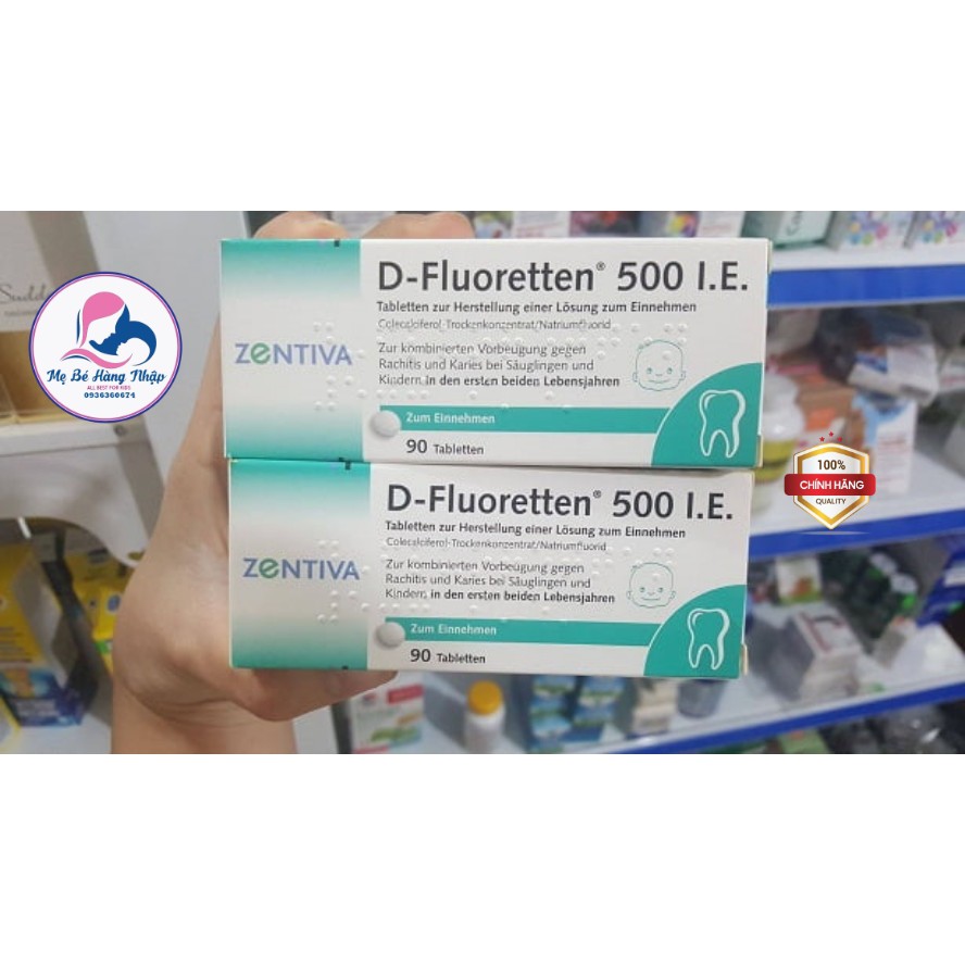 Viên Vitamin D 500 I.E Đức