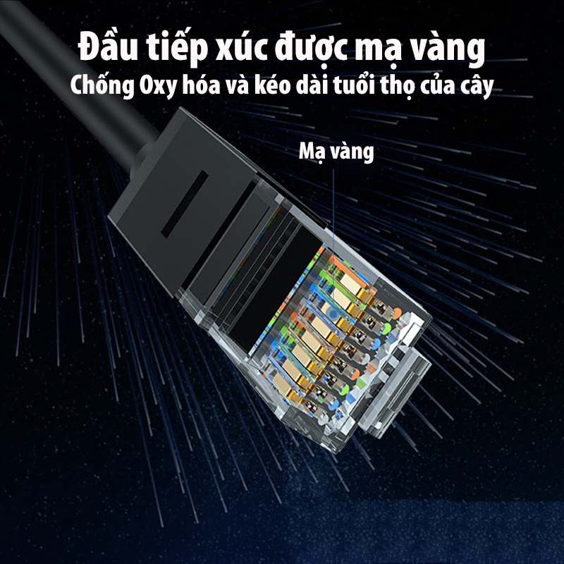 Cáp mạng đúc sẵn Cat6 UTP dài 15m  UGREEN 20165 Chính Hãng