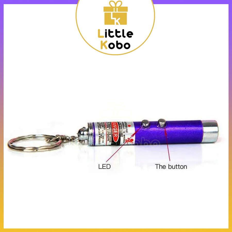 Đèn Pin Mini Lazer 3in1 Đèn Led Đèn Tím Soi Tiền Móc Khóa Vỏ Nhôm Dụng Cụ Thuyết Trình Đồ Chơi Trẻ Em
