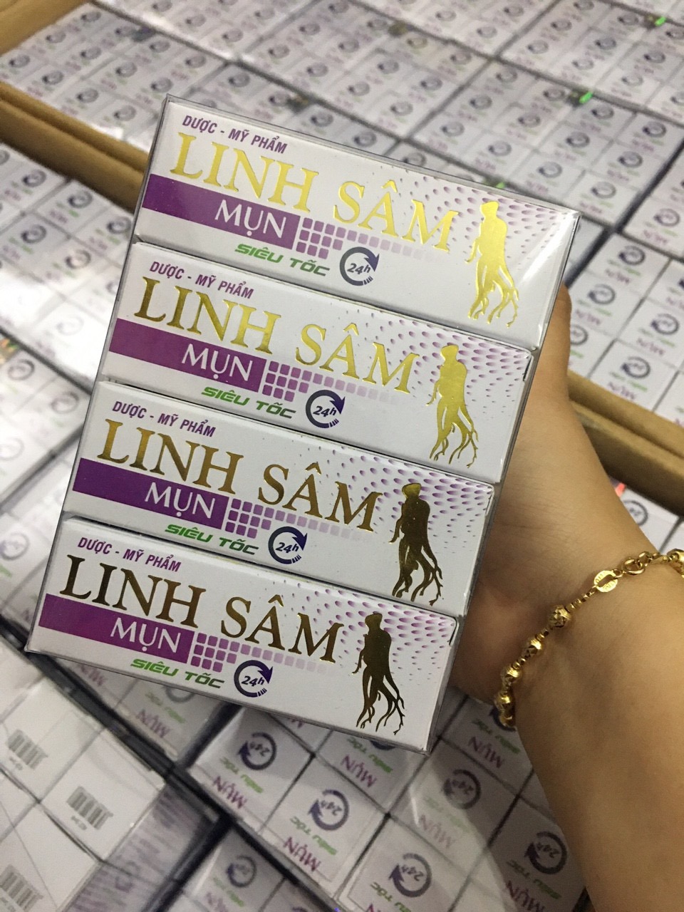 Mụn Siêu Tốc 24h Linh Sâm 5ml