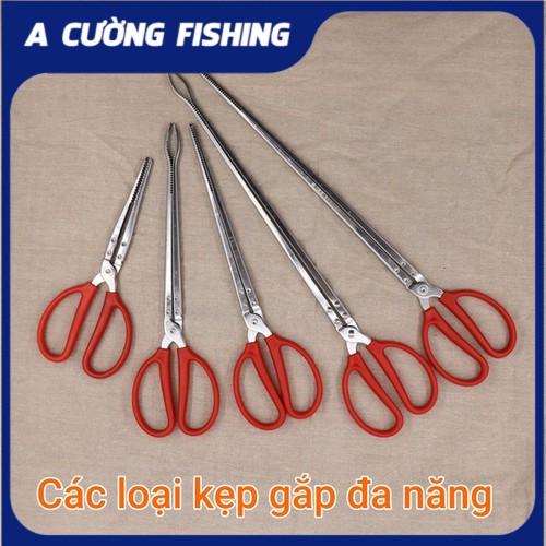 Kẹp đa năng bắt lươn , rắn, bắt hải sản chống trơn trượt không gỉ cao cấp