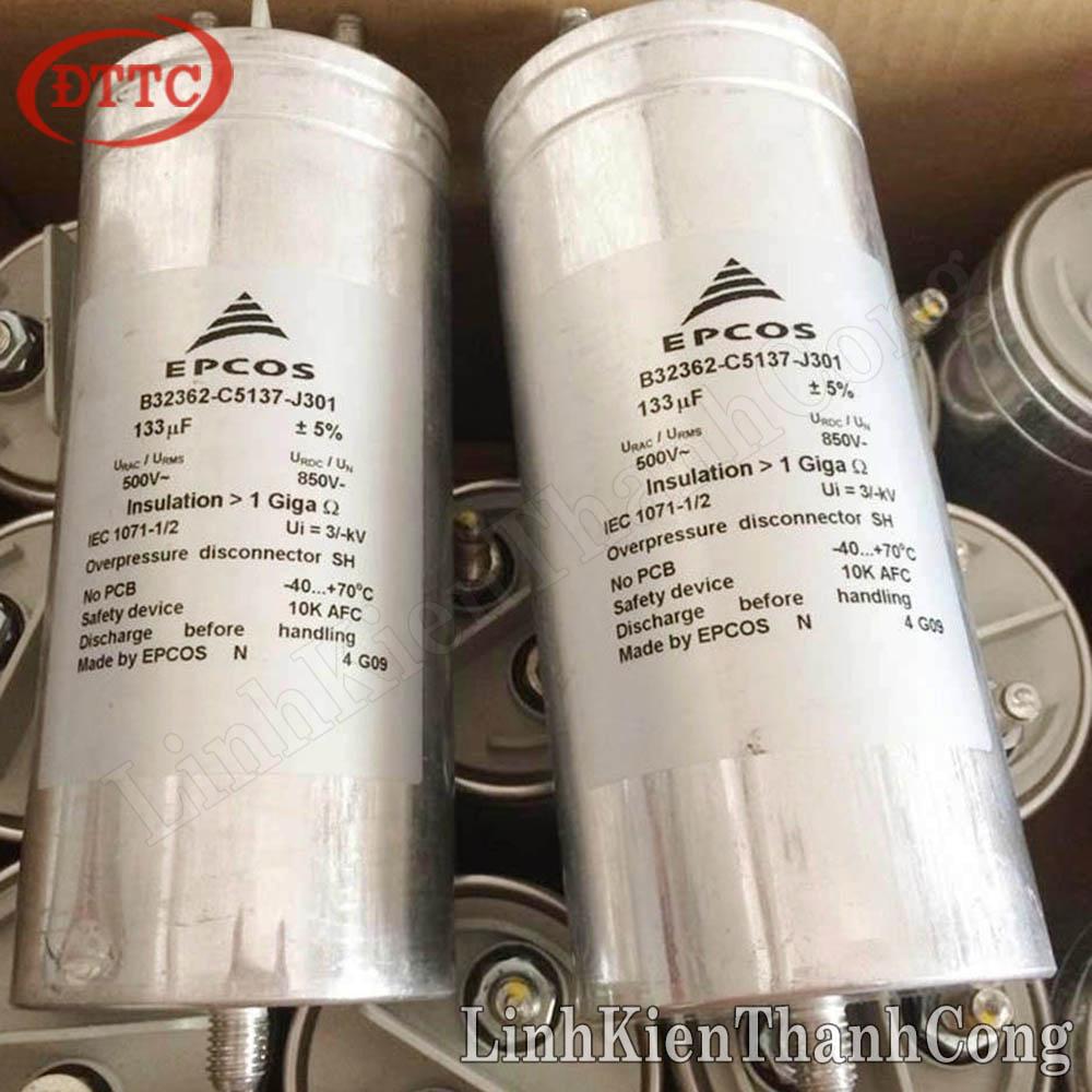 Tụ Bù 133uF 500VAC L0500F133UJN1EFU2P