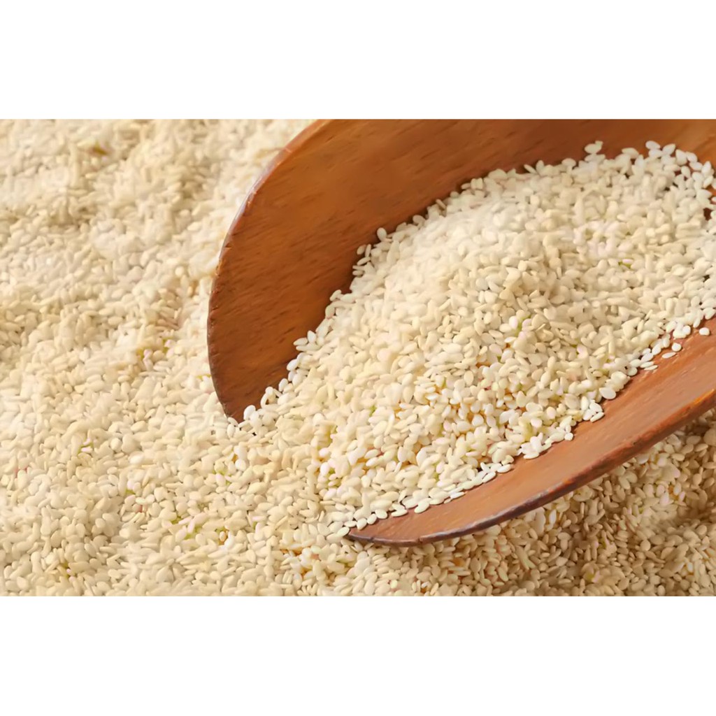 Mè trắng [ SALE SẬP SÀN ] 1kg hạt mè trắng cao cấp, nguyên liệu nấu ăn, làm bánh, nhà bếp