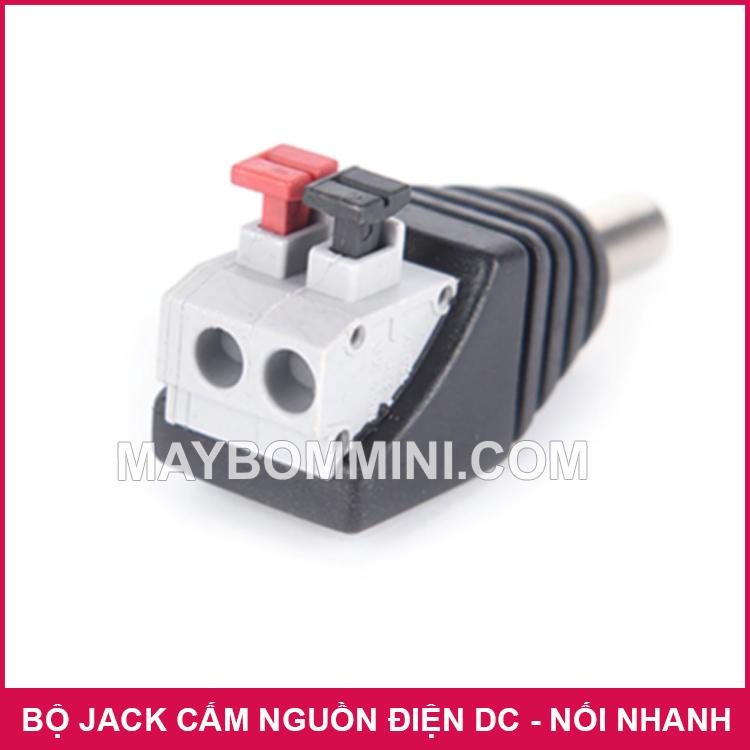 4 Bộ Jack Cấm Nguồn Điện DC đực cái kiểu nối nhanh - 8 cái