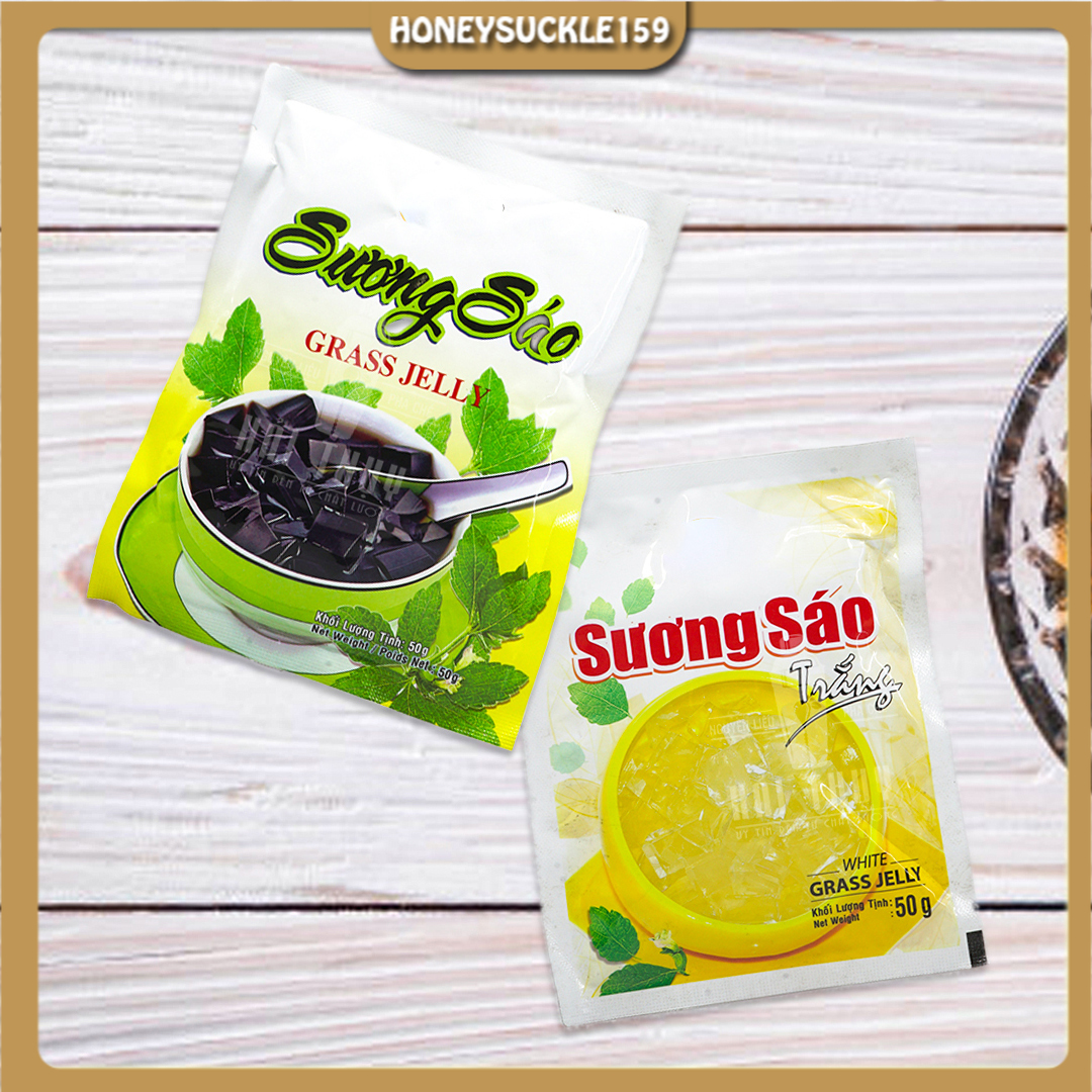 10 Gói Bột Sương Sáo Đen/Trắng TP Gói 50g