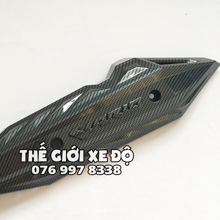 Ốp pô Vario 2020 - 2018 cacbon