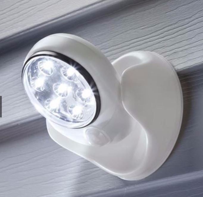 Đèn Led xoay 360 độ Cảm Ứng -  Đèn Cảm Ứng Tự Động Bật Sáng Khi Có Người Tới Gần