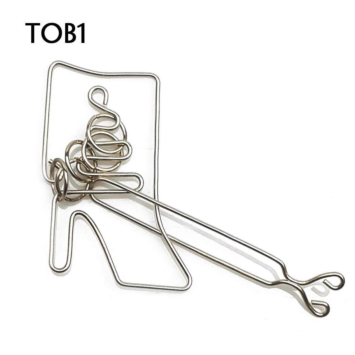 Móc Khóa IQ Iron Puzzles Tháo Lắp Rèn Trí Tuệ LeGaXi TOB1