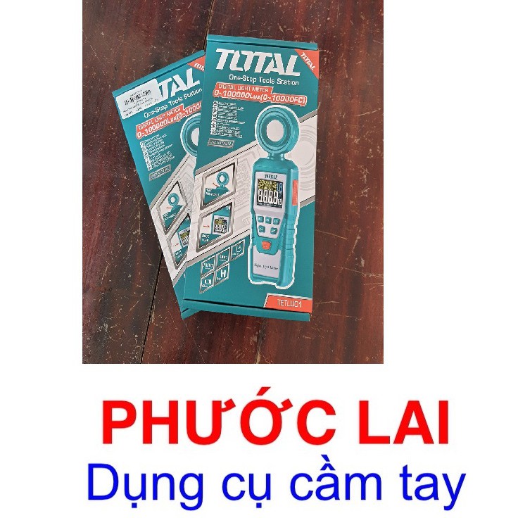 Máy đo cường độ ánh sáng kỹ thuật số Total TETLU01