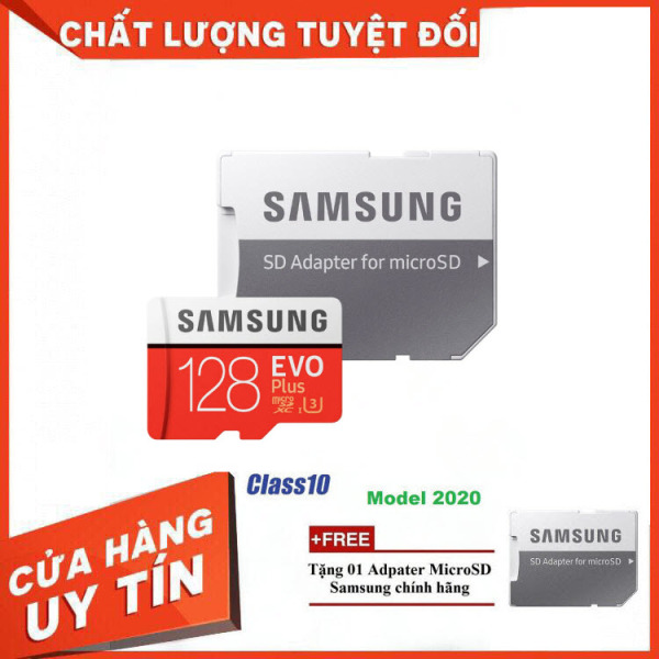 [Model Mới] Thẻ nhớ MicroSD Samsung EVO Plus 4K 128GB 100MB/s 128GB Box Hoa - Hàng Chính Hãng