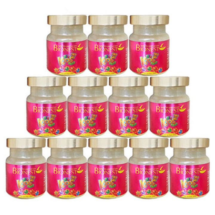 Combo 12 lọ yến sào bionest kids cao cấp -12 lọ