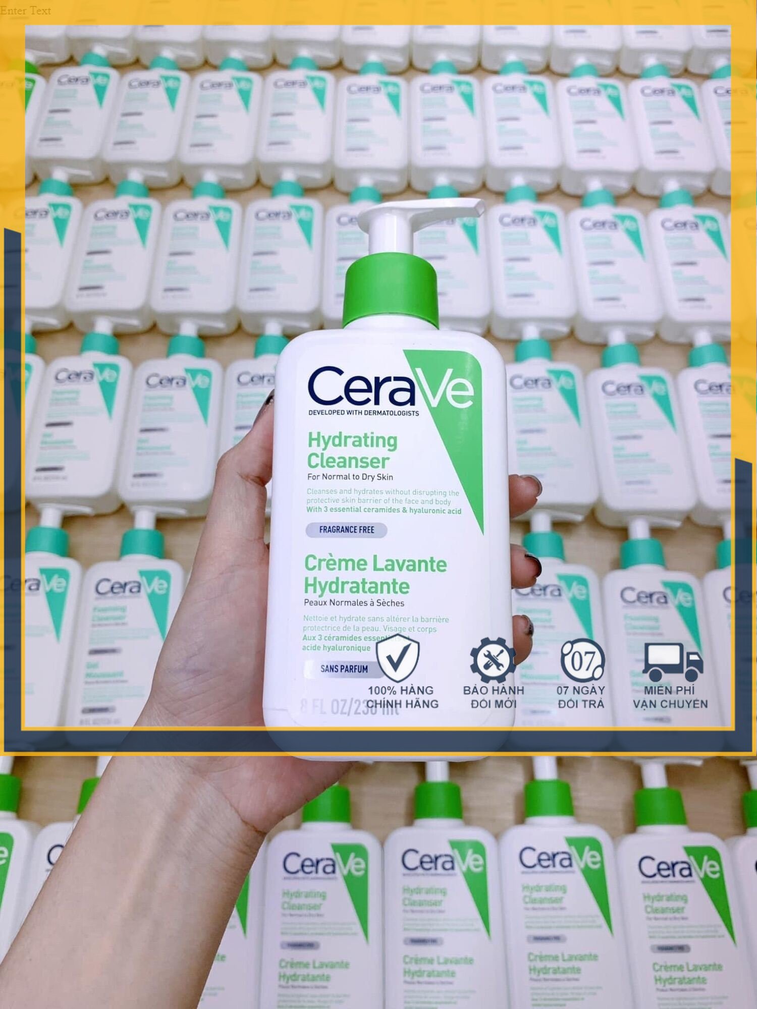 [HÀNG CHÍNH HÃNG] Sữa rửa mặt Cerave nội địa Pháp