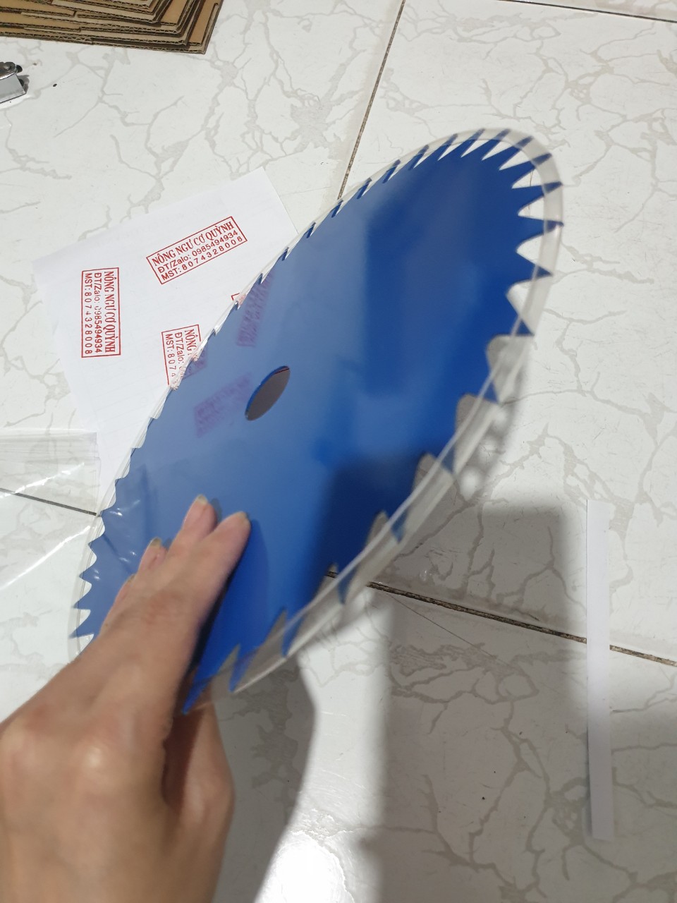 Dao cắt lúa máy cắt cỏ/ lưỡi phát cỏ/ lưỡi tròn cắt cỏ. ( 255mm x 25.4mm x 40R)