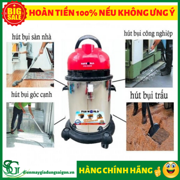 [HCM]Máy hút bụi khô và ướt PANWORLD PW-2500S