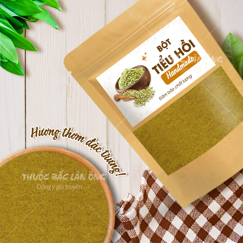 Bột tiểu hồi hương nguyên chất 100g, gia vị nấu phở, bột tẩm ướp thịt nướng, thơm ngon
