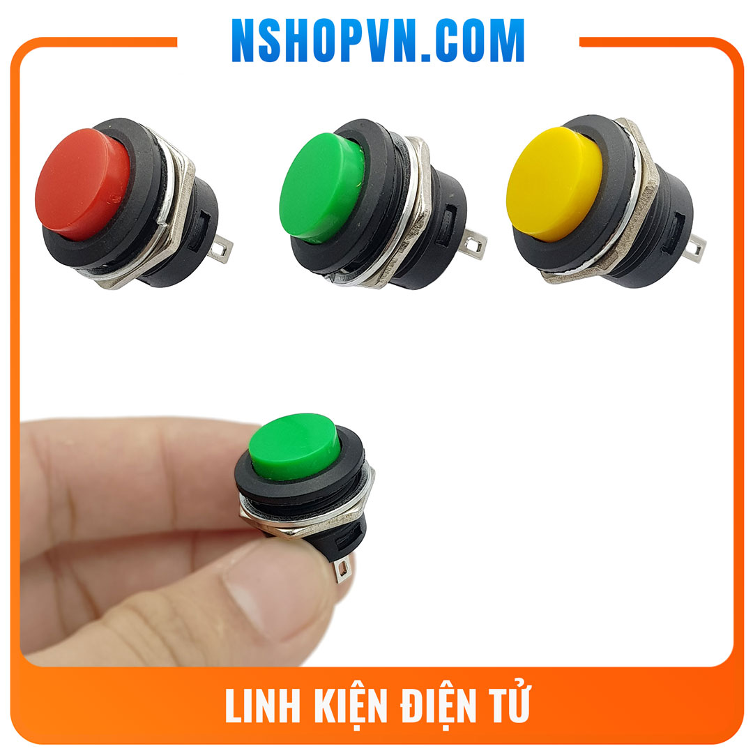 Combo 2 nút nhấn nhả R13-507 16mm