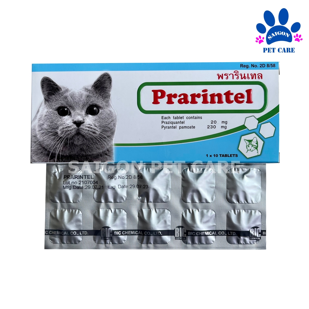 Thuốc xổ giun Prarintel dành cho mèo (1 viên)