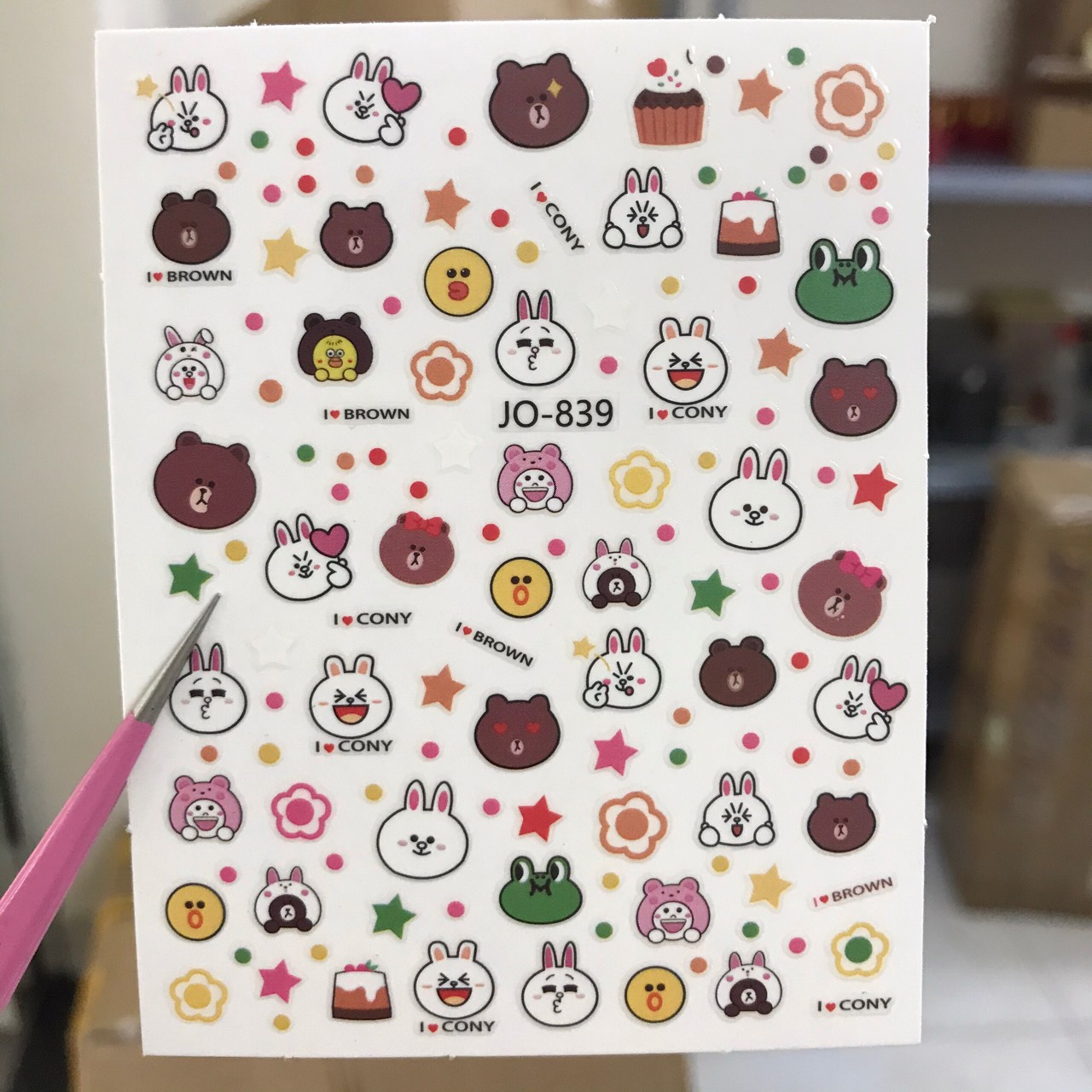 Sticker Dán Móng Hoạt Hình, Dễ Thương - Sugar Nails