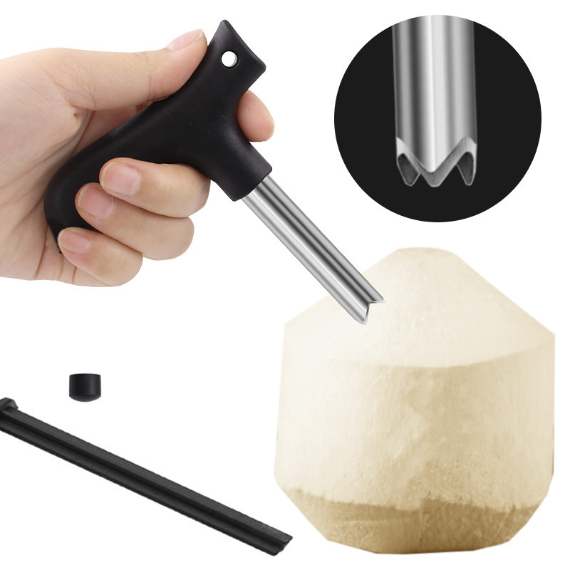 Manual Coconut Opener, super fast and convenient coconut punching tool
