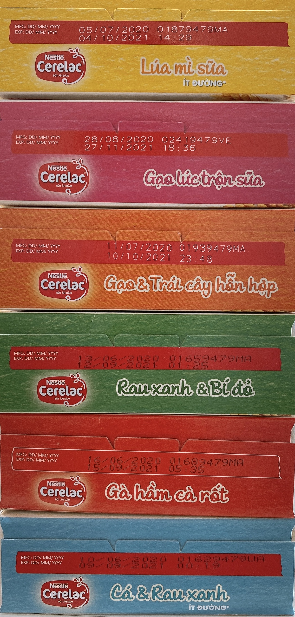 Bột ăn dặm CERELAC ngọt và mặn