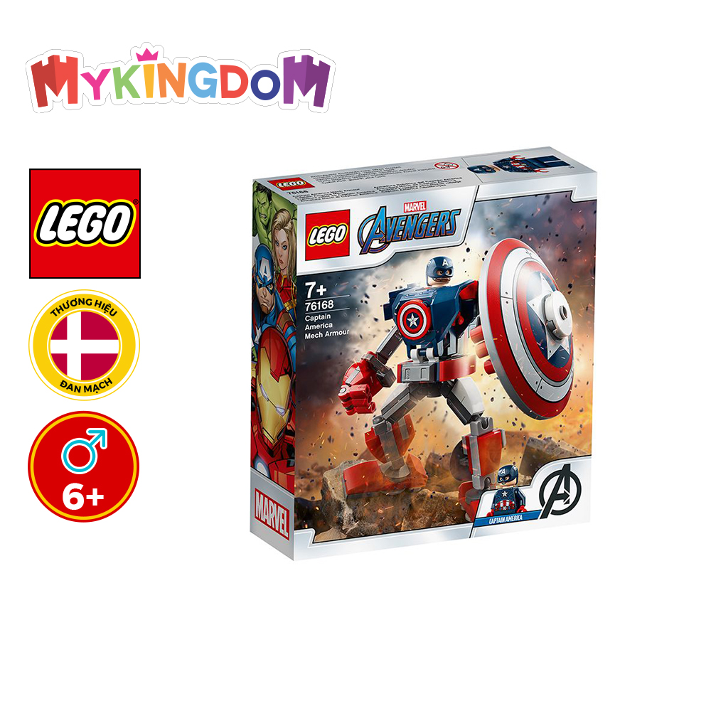 MYKINGDOM - LEGO SUPERHEROES Chiến Giáp Captain America 76168
