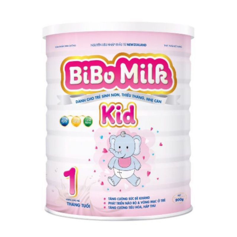Sữa BiBo Milk Kid, lon 400g 900g. Hàng có kèm theo quà tặng