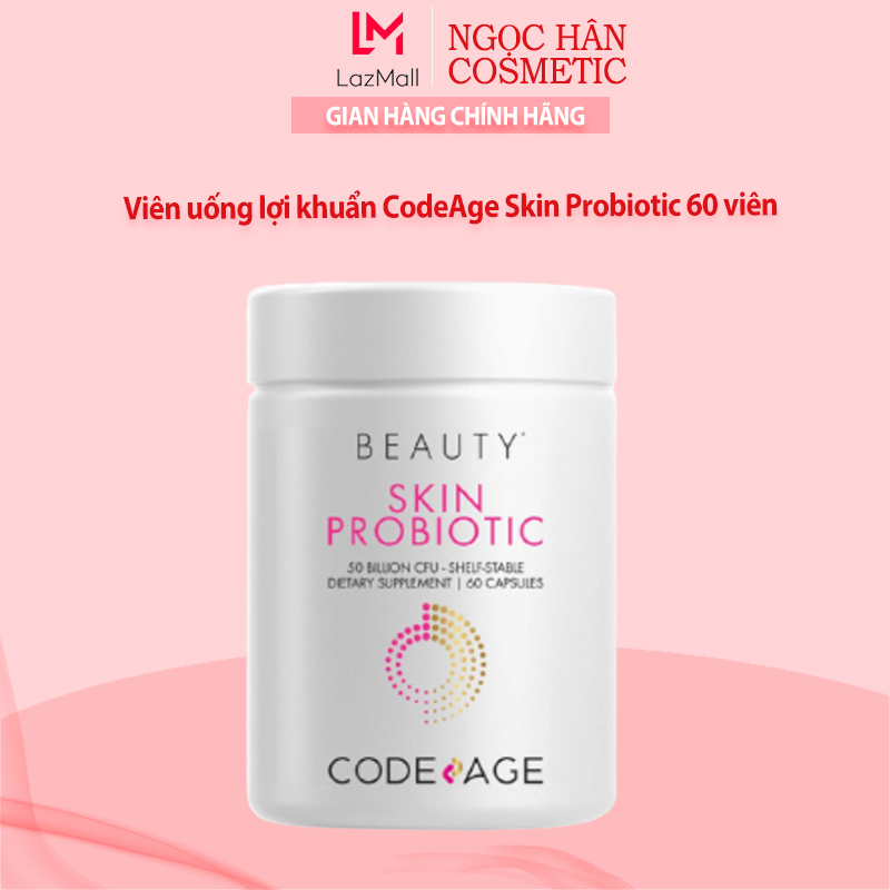 Viên uống lợi khuẩn CodeAge Skin Probiotic 60 viên - ngochancosmetics