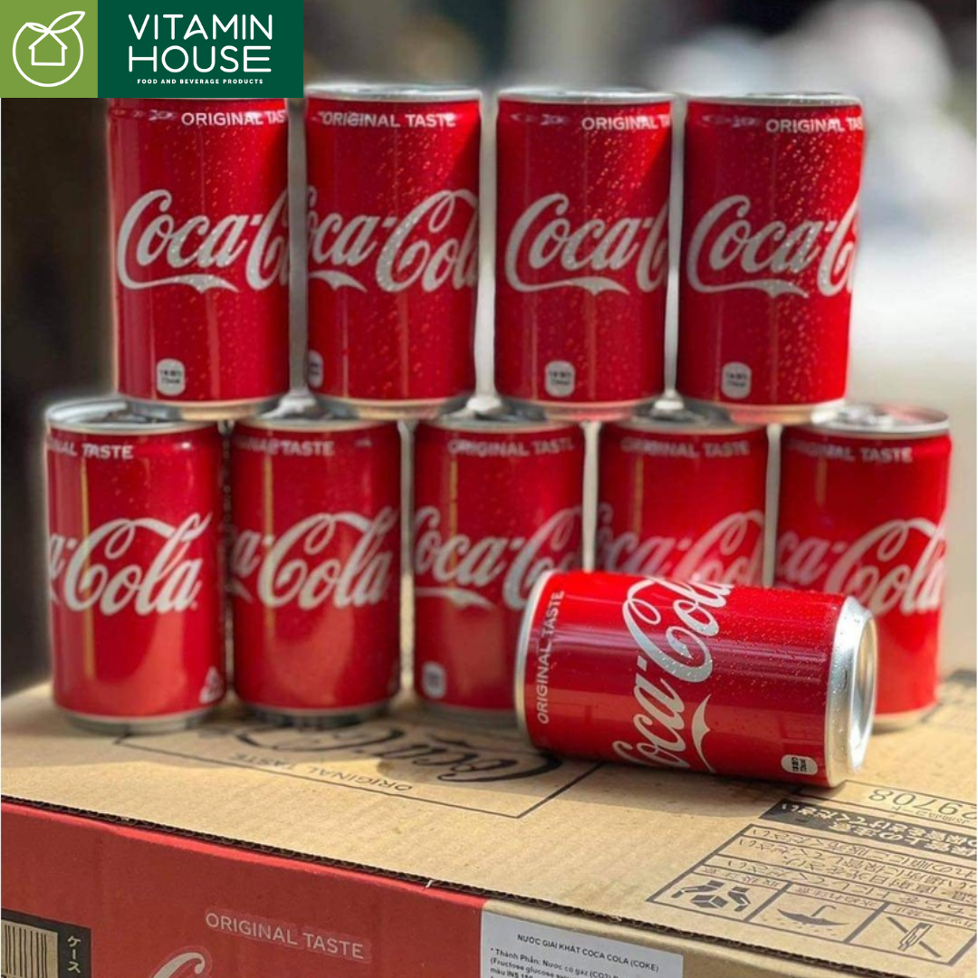 Thùng 30 Lon Coca Cola Mini Nhật 160ml