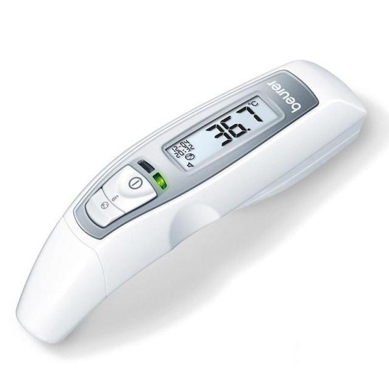 Nhiệt kế điện tử Beurer FT65 - Nhiệt kế hồng ngoại - Nhiệt kế điện tử của Đức đo tai và trán chính xác - Nhiệt kế điện tử tốt tặng kèm miếng dán hạ sốt (miếng dán lạnh)