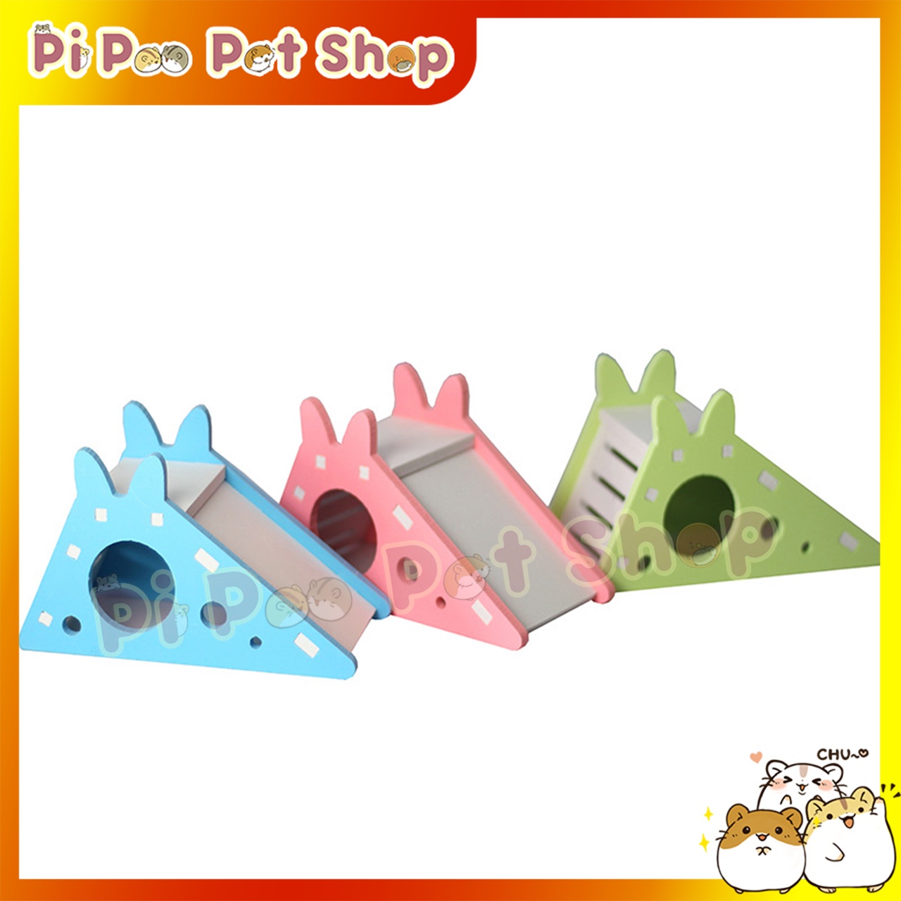 Nhà ngủ cho hamster - Nhà cầu tuột