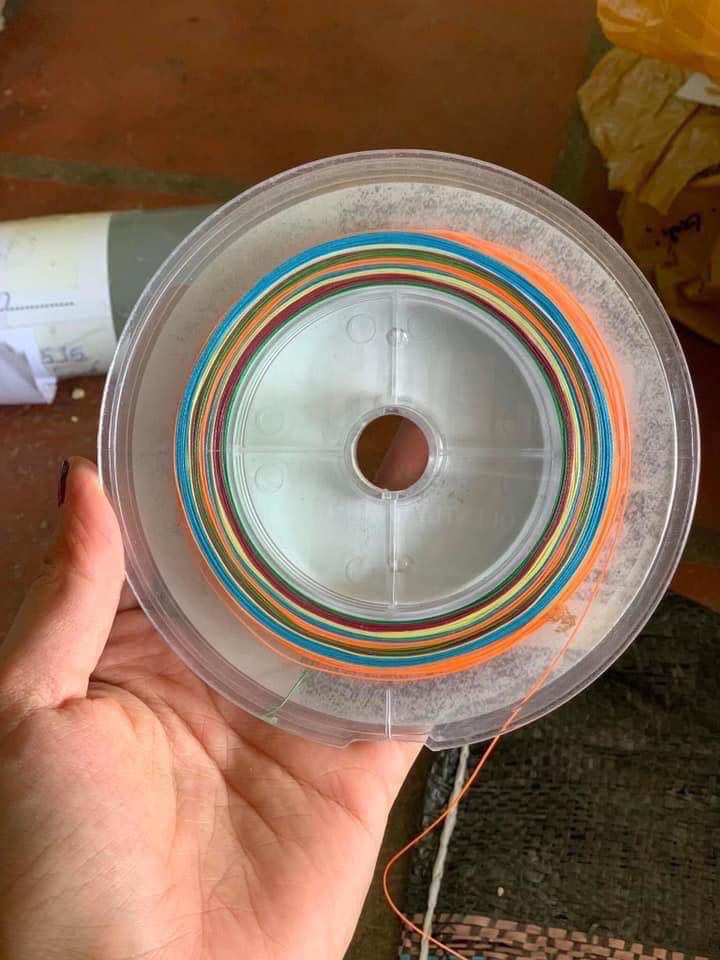 [HCM]Dù Câu X8 - Dây PE 7 Màu Cực Mềm Mịn