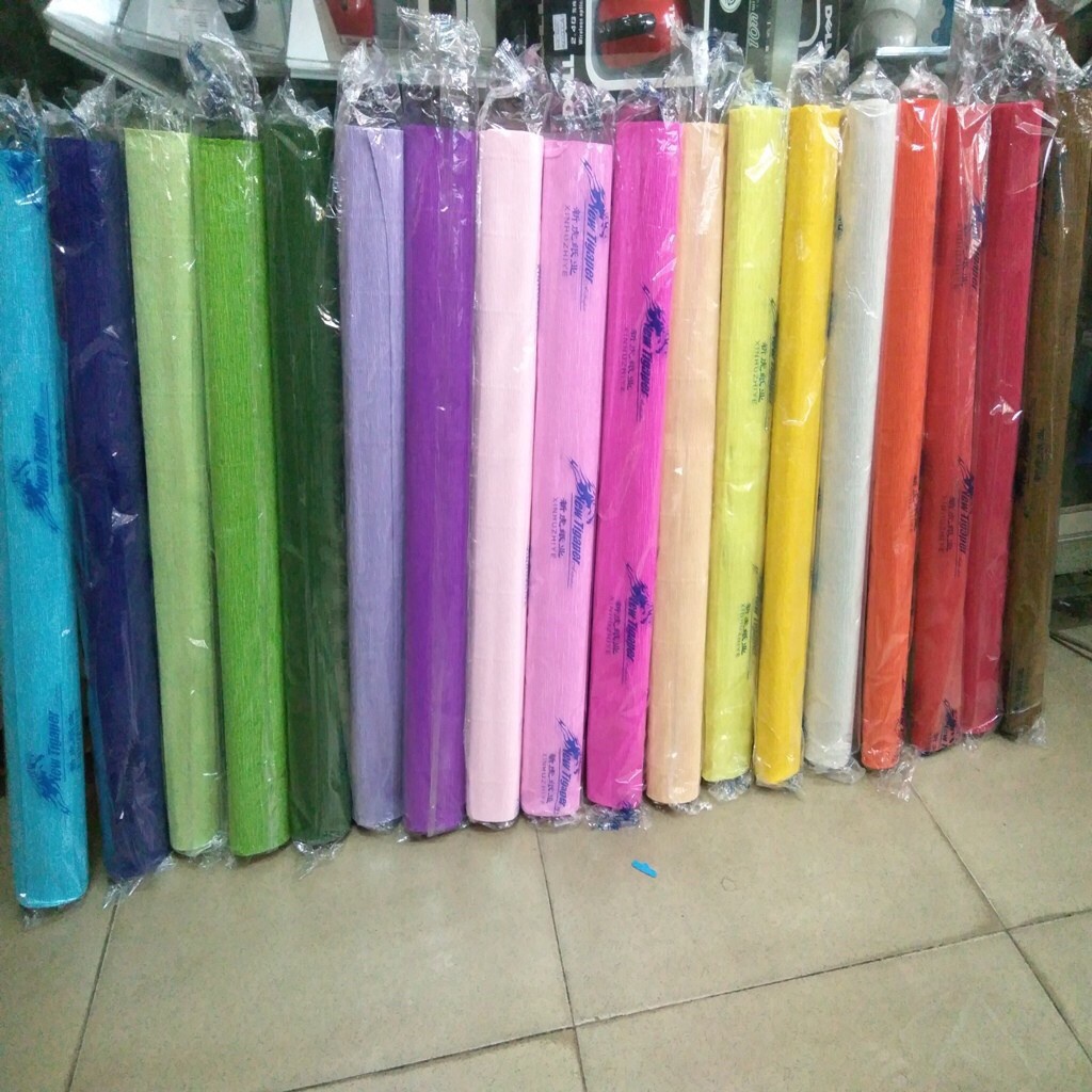 Crepe Paper, Flower Folding Paper 50X250Cm (1 Roll)