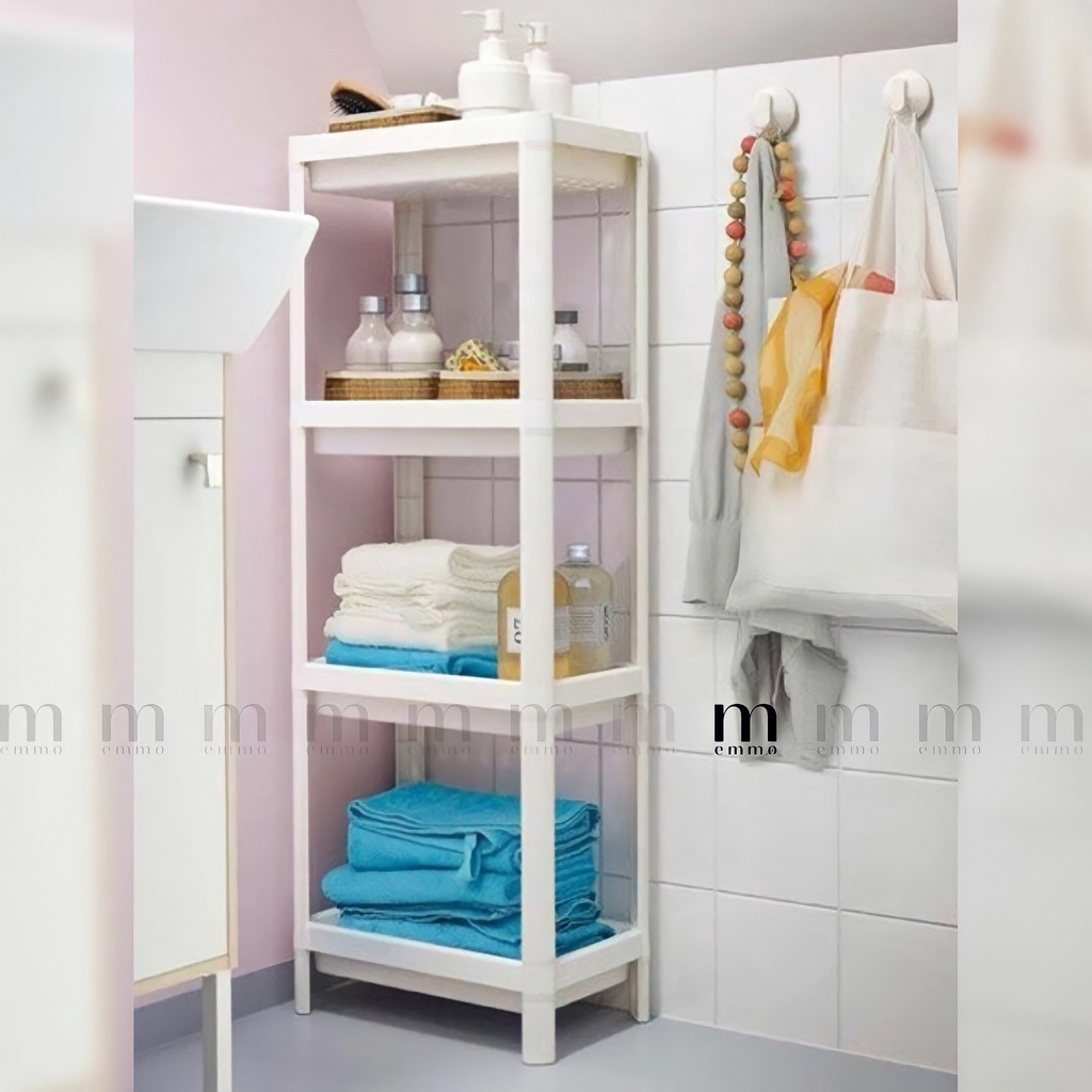 [HCM] KỆ IKEA CHÍNH HÃNG - VESKEN (4 TẦNG)