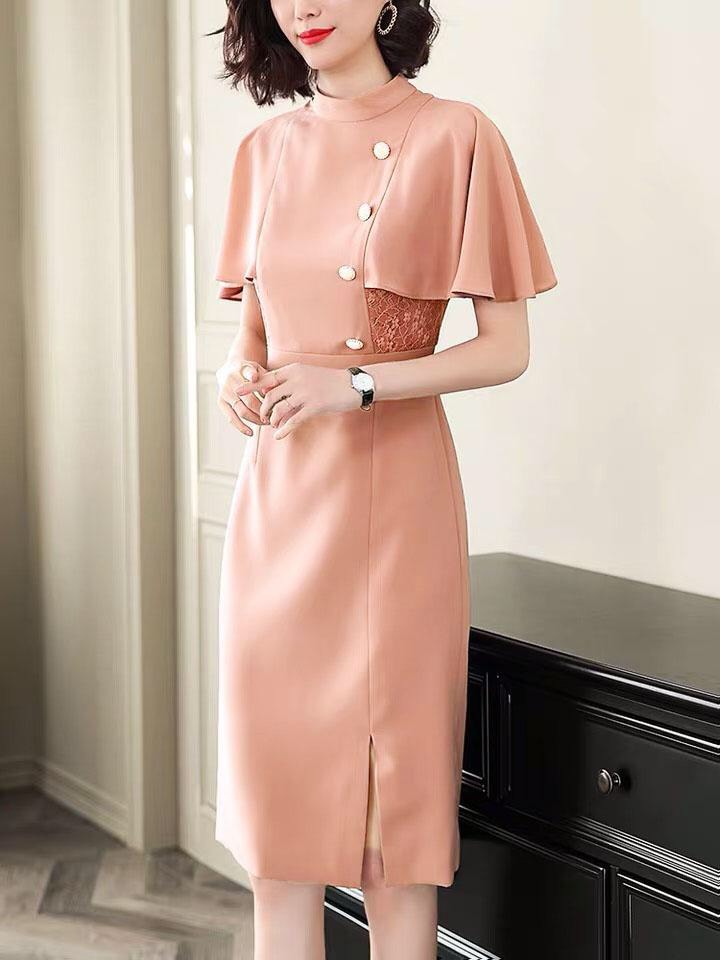 ĐẦM ÔM CÔNG SỞ CÁNH TIÊN PHỐI REN