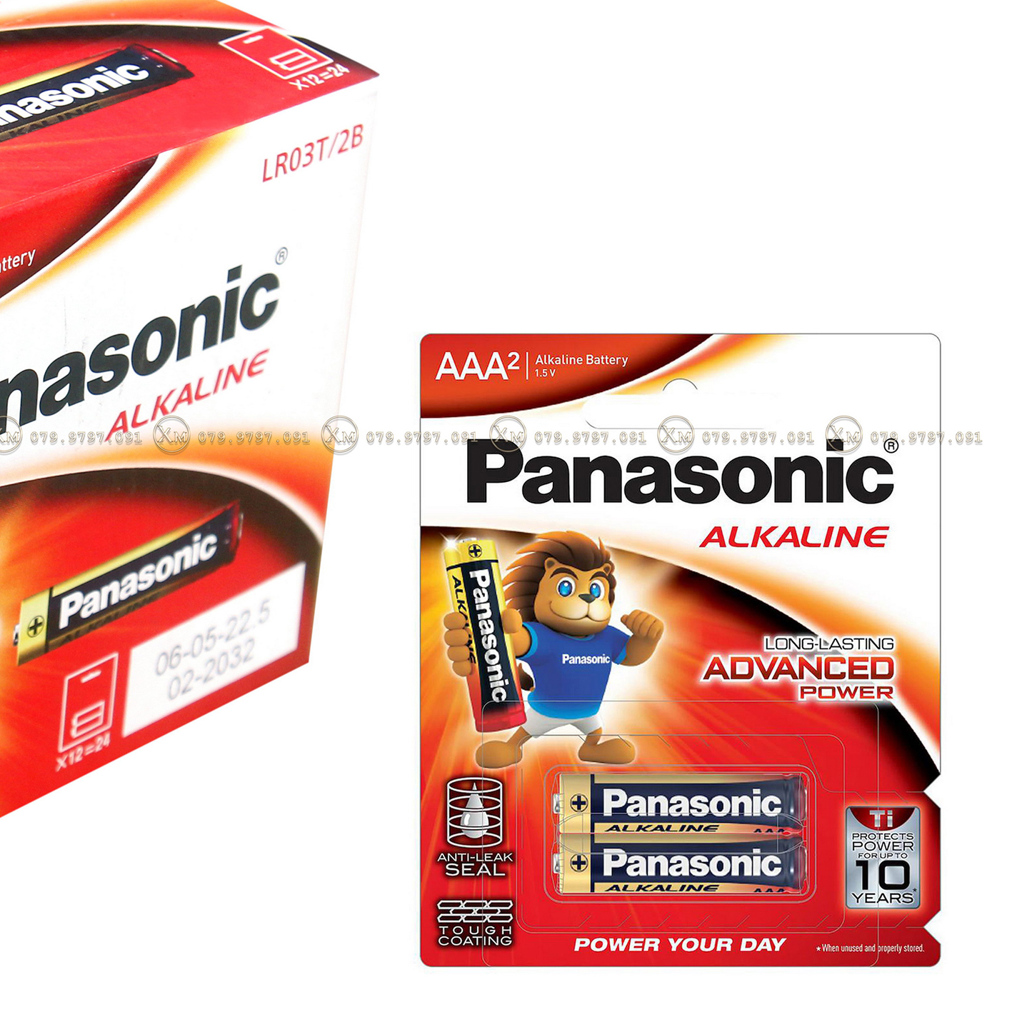 Hộp 12 cặp pin Panasonic Alkaline AAA