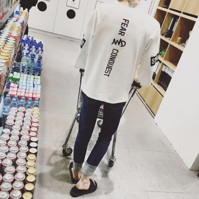 Áo thun nữ form rộng tay lỡ in Chữ cá tính