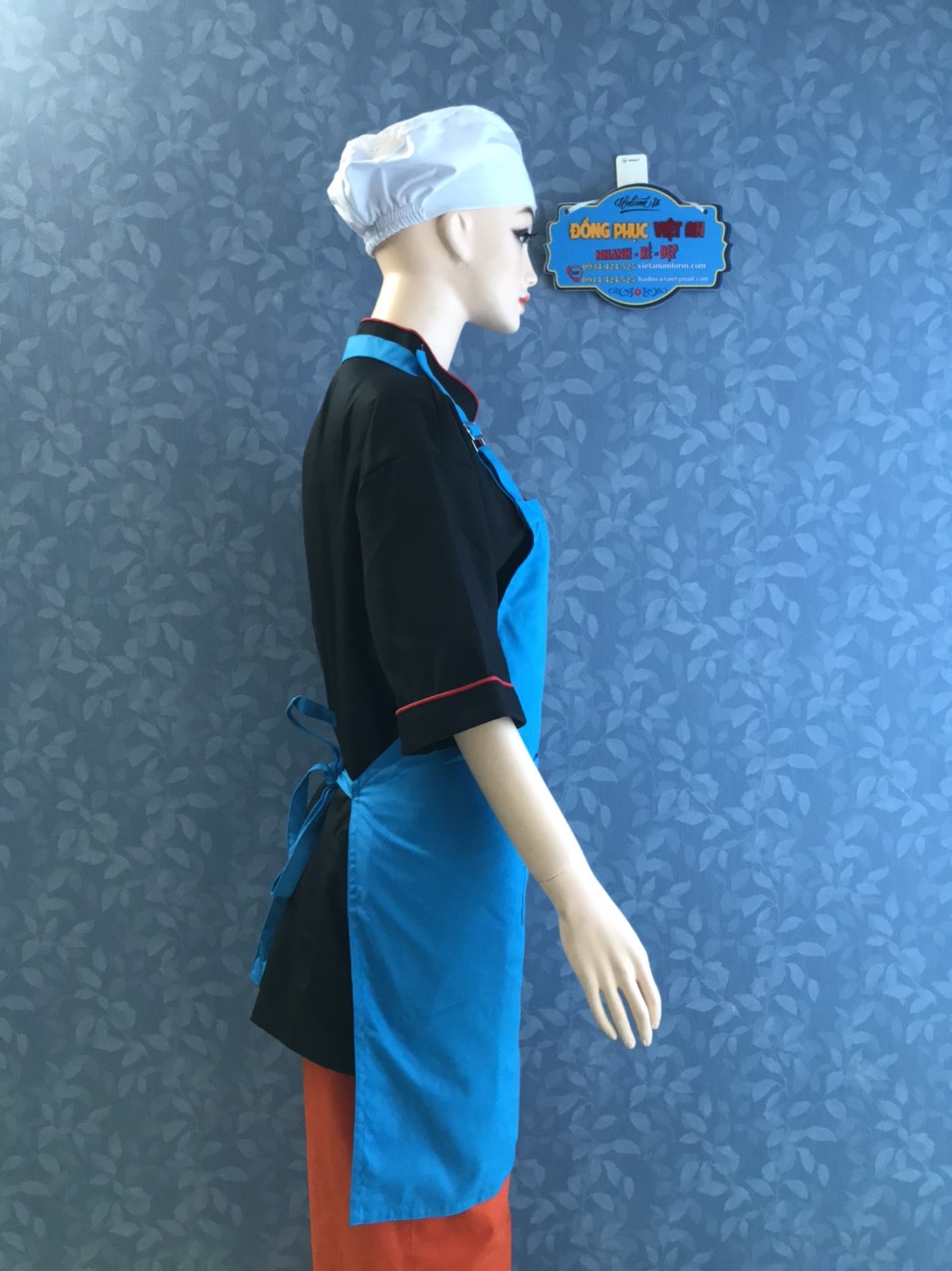 [HCM]Tạp Dề màu Xanh Dương