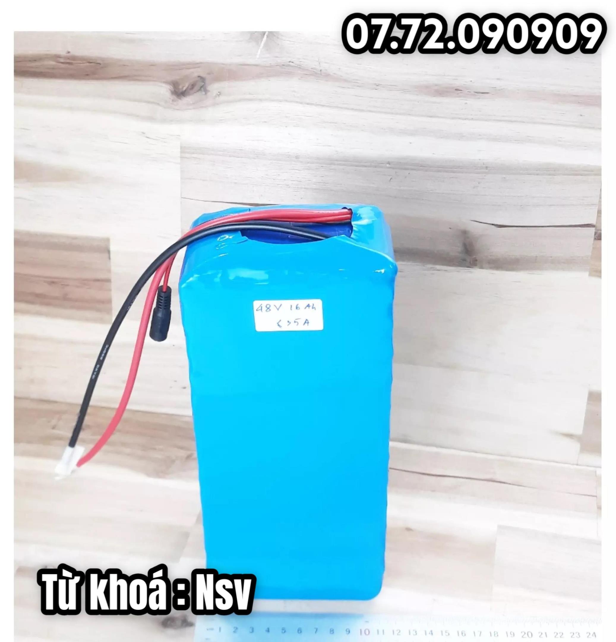 Pin xe đạp điện 48v . Khối pin Lithium 48V chuyên dùng cho xe đạp điện loại 48v hoặc nâng cấp lên pin cho xe dùng 4 bình ắc quy