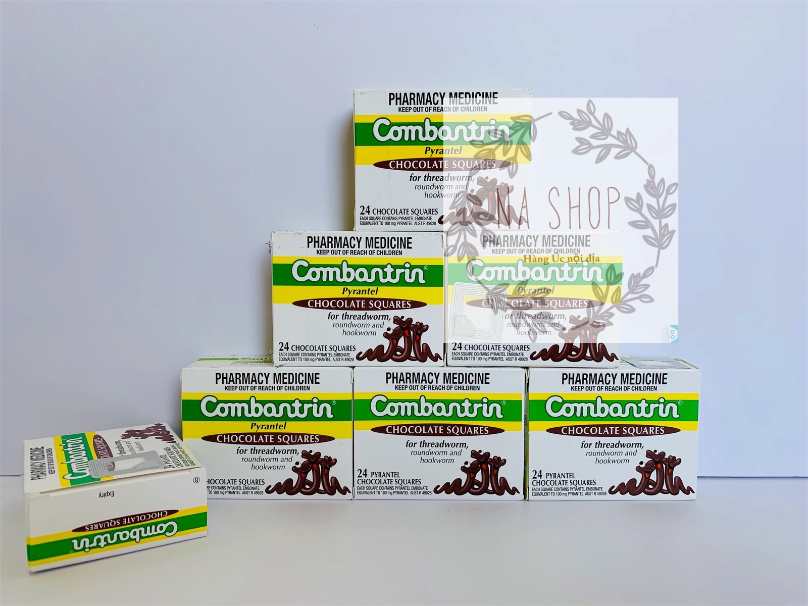 Thuốc tẩy giun Combantrin của Úc vị socola tiện dụng, hiệu quả