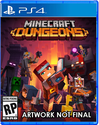 Đĩa Game Ps4 Minecraft Dungeons Hero Edition