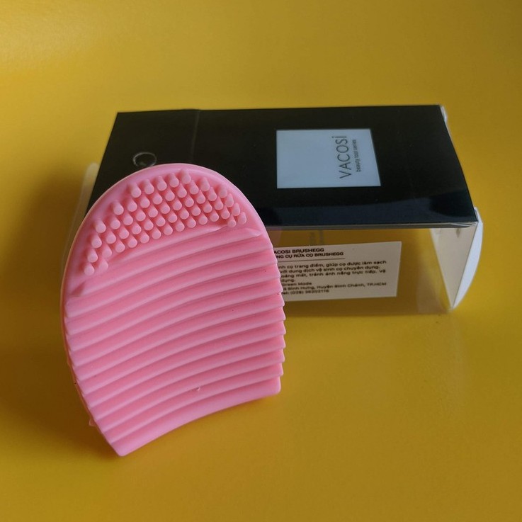 Miếng cọ vệ sinh đồ trang điểm silicon Vacosi