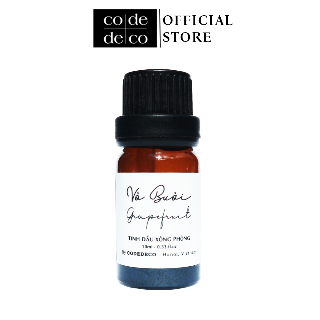 Tinh Dầu Khuếch Tán Code Deco Vỏ Bưởi 10ml
