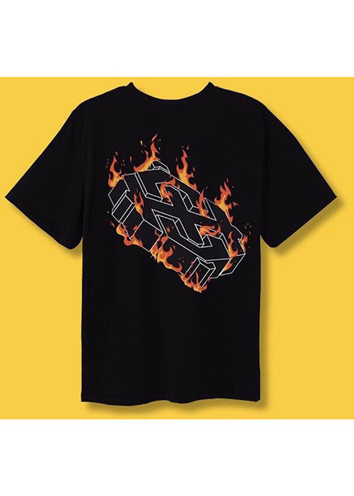 Áo phông HighClub Lửa 3D  Tee High Club Big Logo Fire Lửa full tag