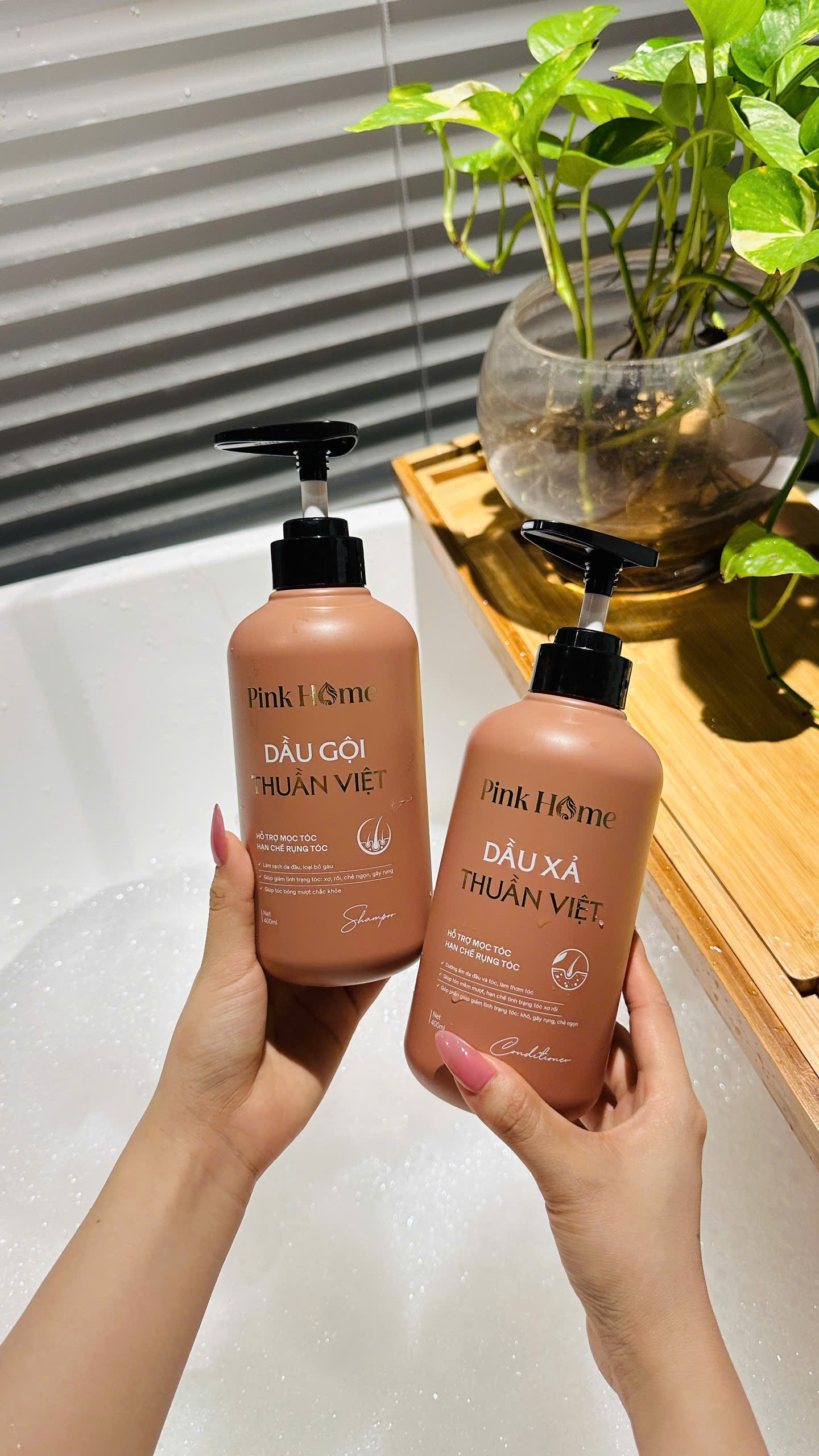 Dầu Gội Thuần Việt Pink Home