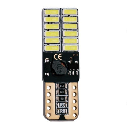 [HCM]BỘ 02 BÓNG ĐÈN LED T10-4014 – 24 LED 12V
