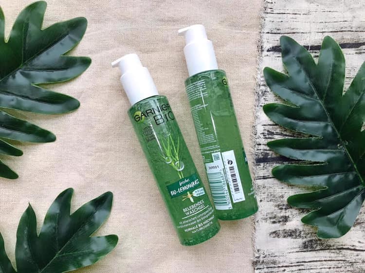 Sữa rửa mặt Garnier Bio hữu cơ mix chanh xả - Nhập Đức