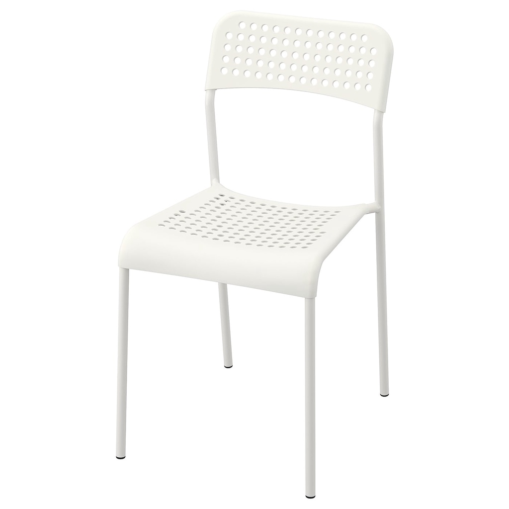 Ghế tựa lưng bàn ăn chân sắt Adde IKEA