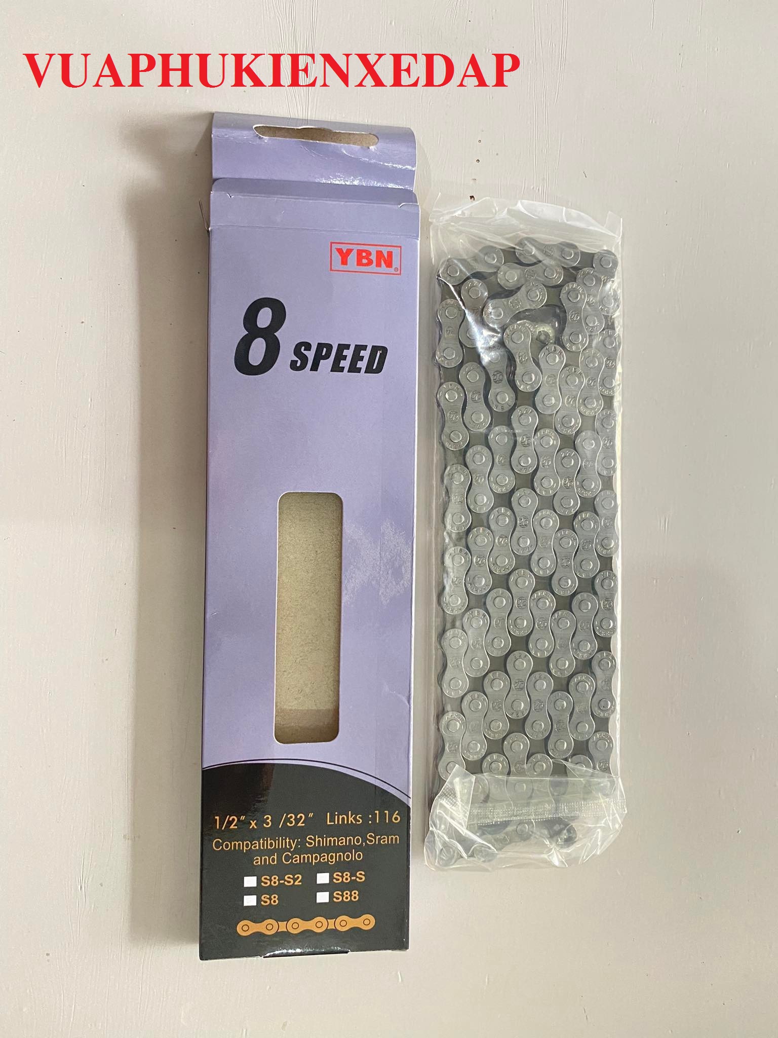 Xích sên xe đạp YBN 6,7,8 Speed