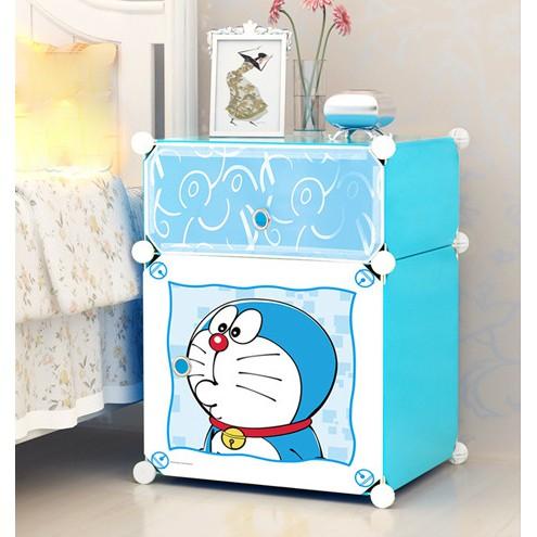 [HCM]TỦ GHÉP ĐẦU GiƯỜNG ĐỰNG ĐỒ ĐA NĂNG 2 Ô